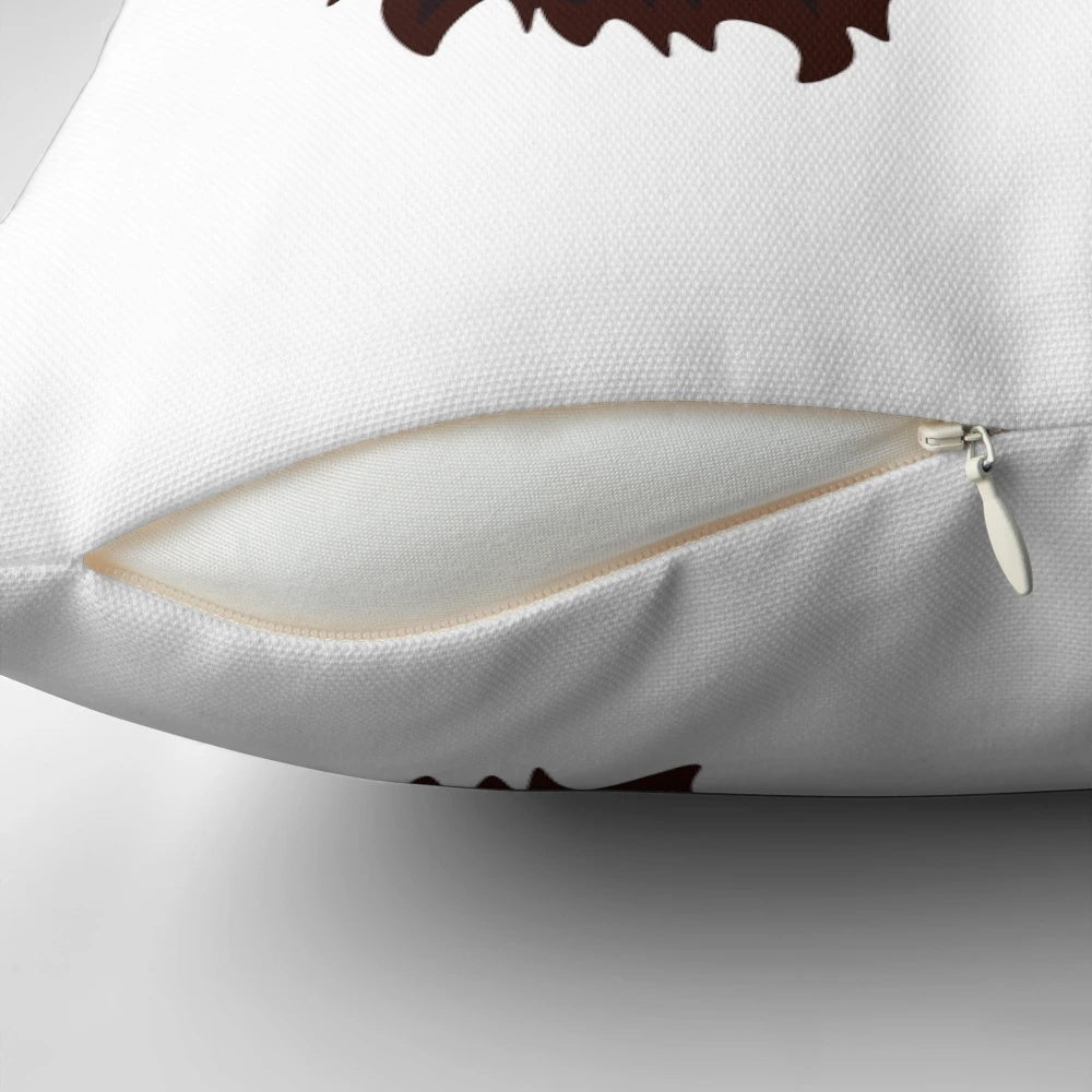 Gowron Pillow, featuring the iconic Klingon Chancellor with glowing eyes