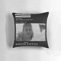 White Lotus Pillow featuring Jennifer Coolidge as Tanya McQuoid