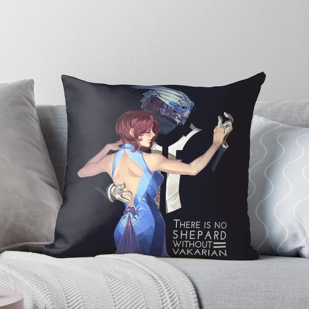 Mass Effect Shepard Pillow - Embrace the Epic Sci-Fi Adventure