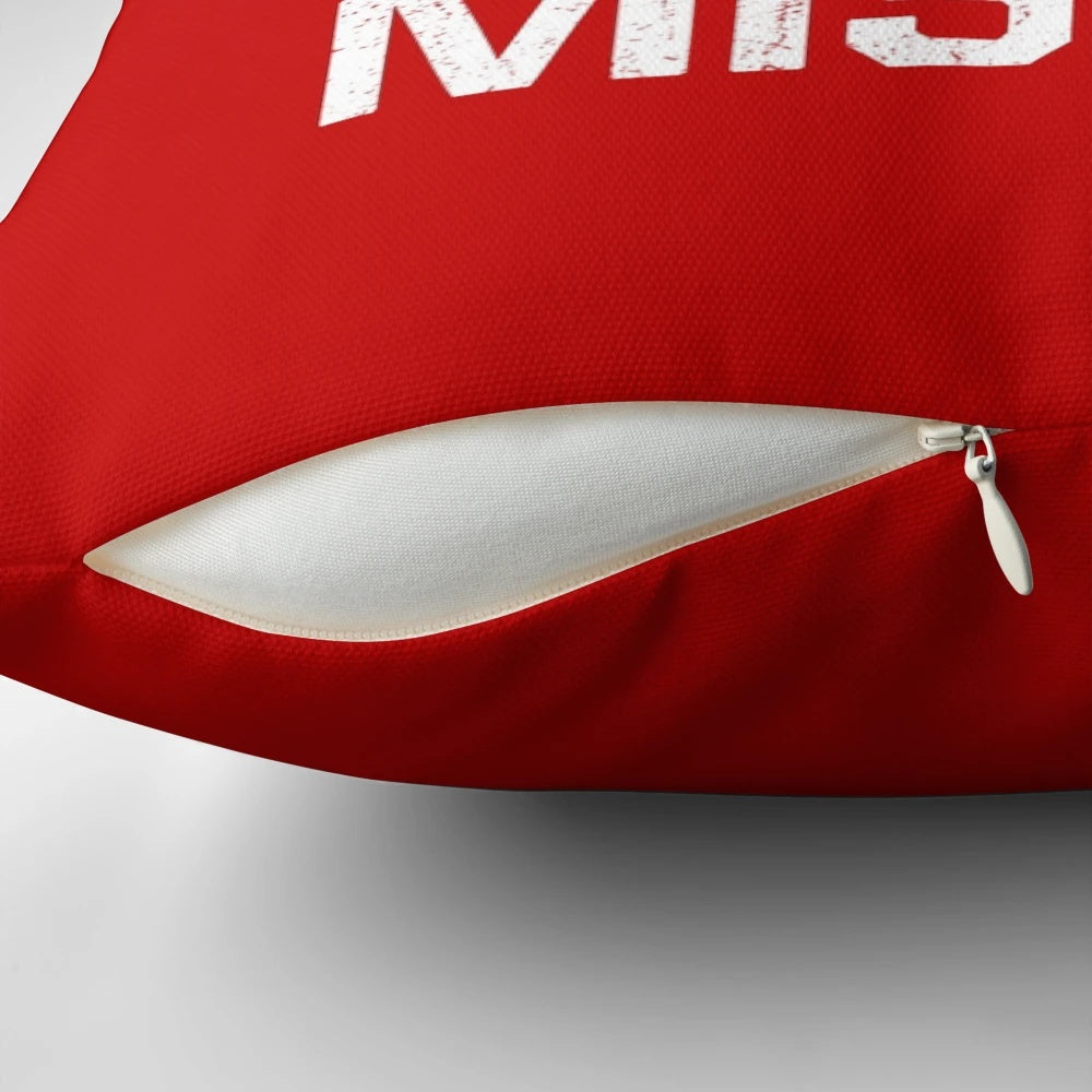 It's Christmas and We're All in Misery" Pillow featuring the iconic Griswold Family from National Lampoon's Christmas Vacation