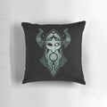 ODIN.GODMASK. Pillow featuring Norse mythology symbols and elements