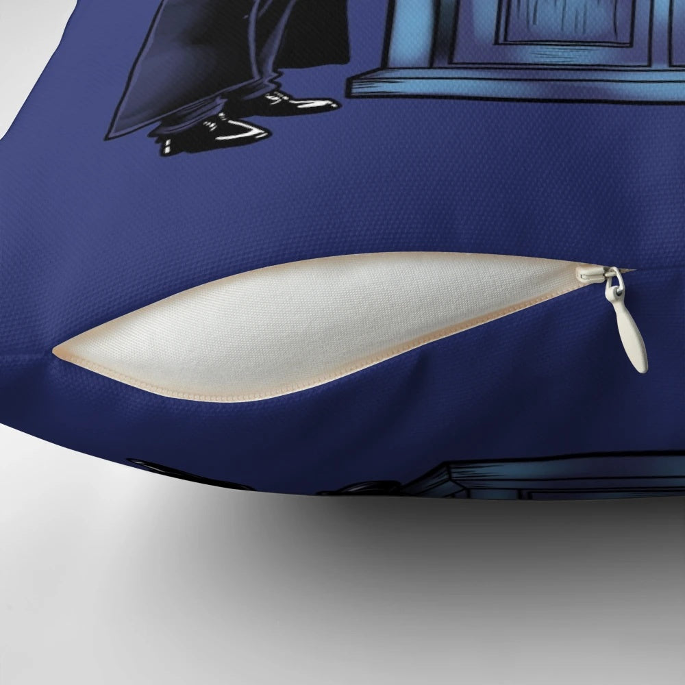 The Agents' Phone Box Pillow - A Sci-Fi Themed Decoration for X-Files Fans