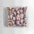 Vibrant collage pillow featuring the iconic YouTuber Miranda Sings
