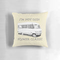 Vintage Hymer B544 "I'm Not Old!" classic design pillow