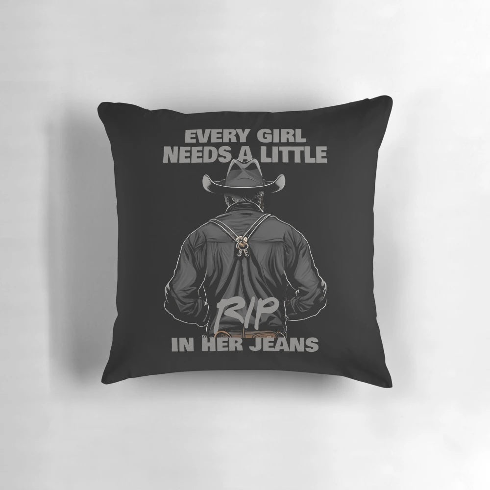 Rustic "Rip Wheeler" Pillow from Yellowstone Dutton Ranch
