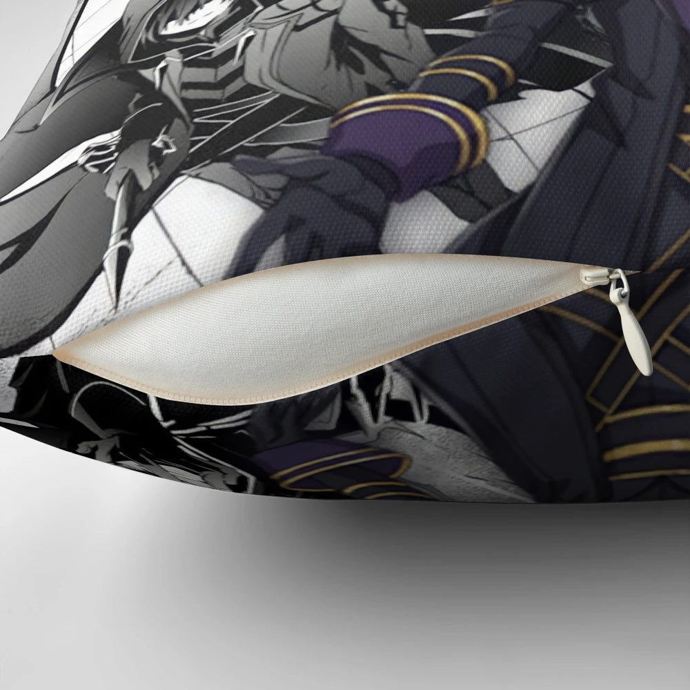 Cid Kagenou from the anime "The Eminence of the Shadow" featured on a cozy pillow.