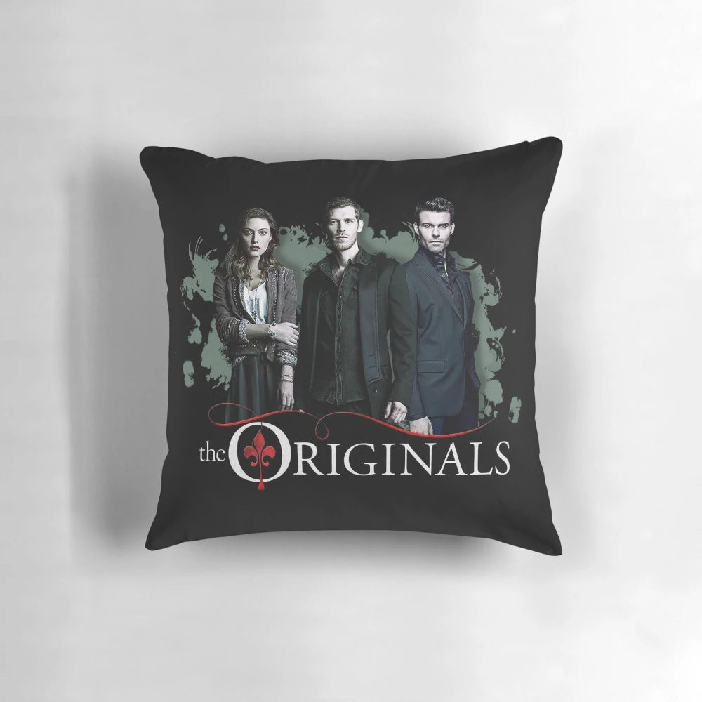 "The Originals" Klaus, Hayley, and Elijah Pillow - Celebrate the Supernatural Drama with this Soft, Decorative Cushion