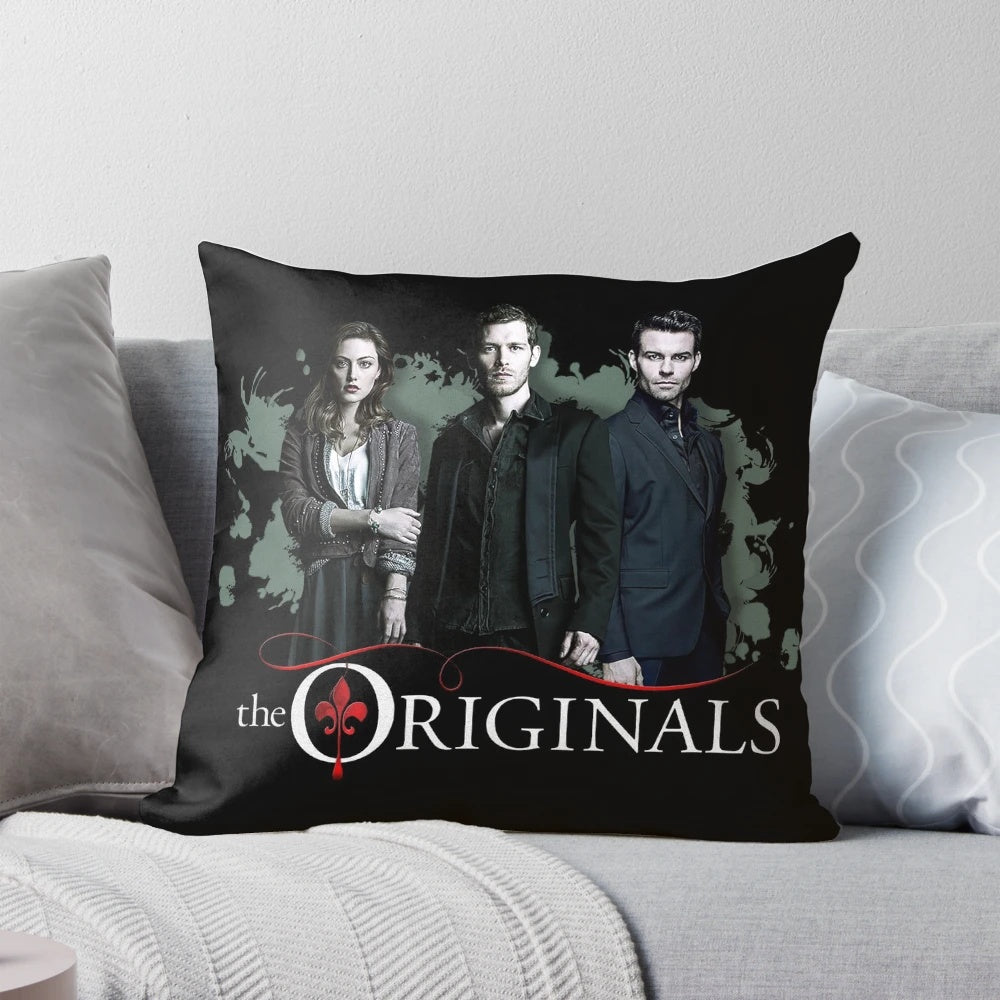"The Originals" Klaus, Hayley, and Elijah Pillow - Celebrate the Supernatural Drama with this Soft, Decorative Cushion