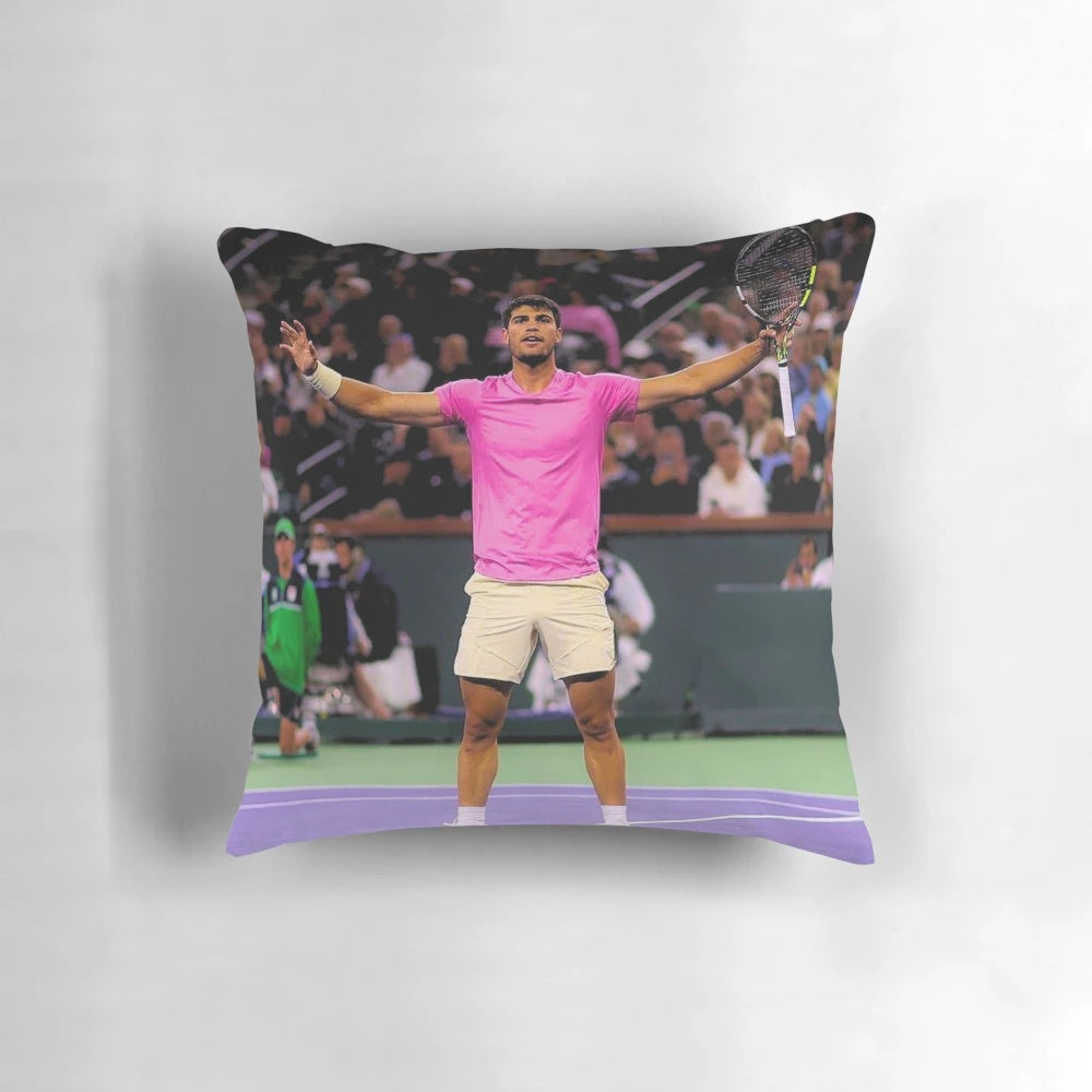 Carlos Alcaraz Pillow - Celebrate the Spanish Tennis Superstar