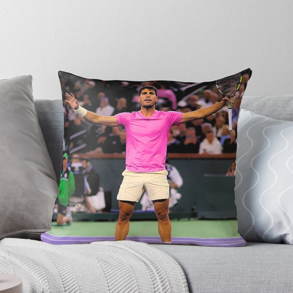 Carlos Alcaraz Pillow - Celebrate the Spanish Tennis Superstar