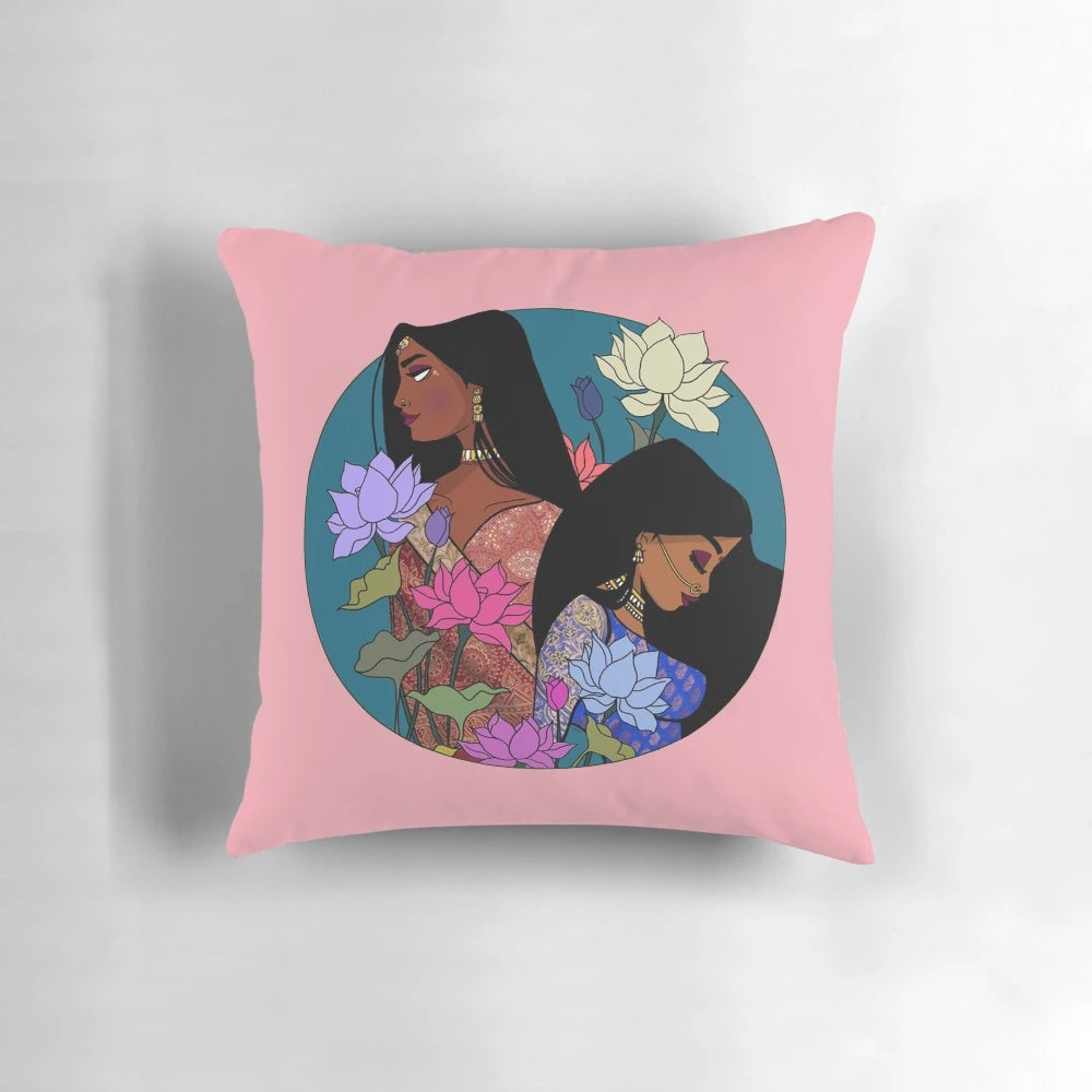 Vanakkam Pillow - A Stunning Celebration of South Asian Art