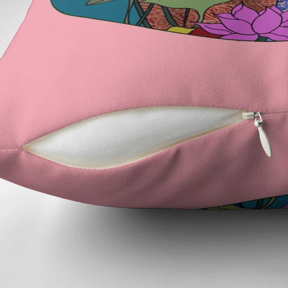 Vanakkam Pillow - A Stunning Celebration of South Asian Art