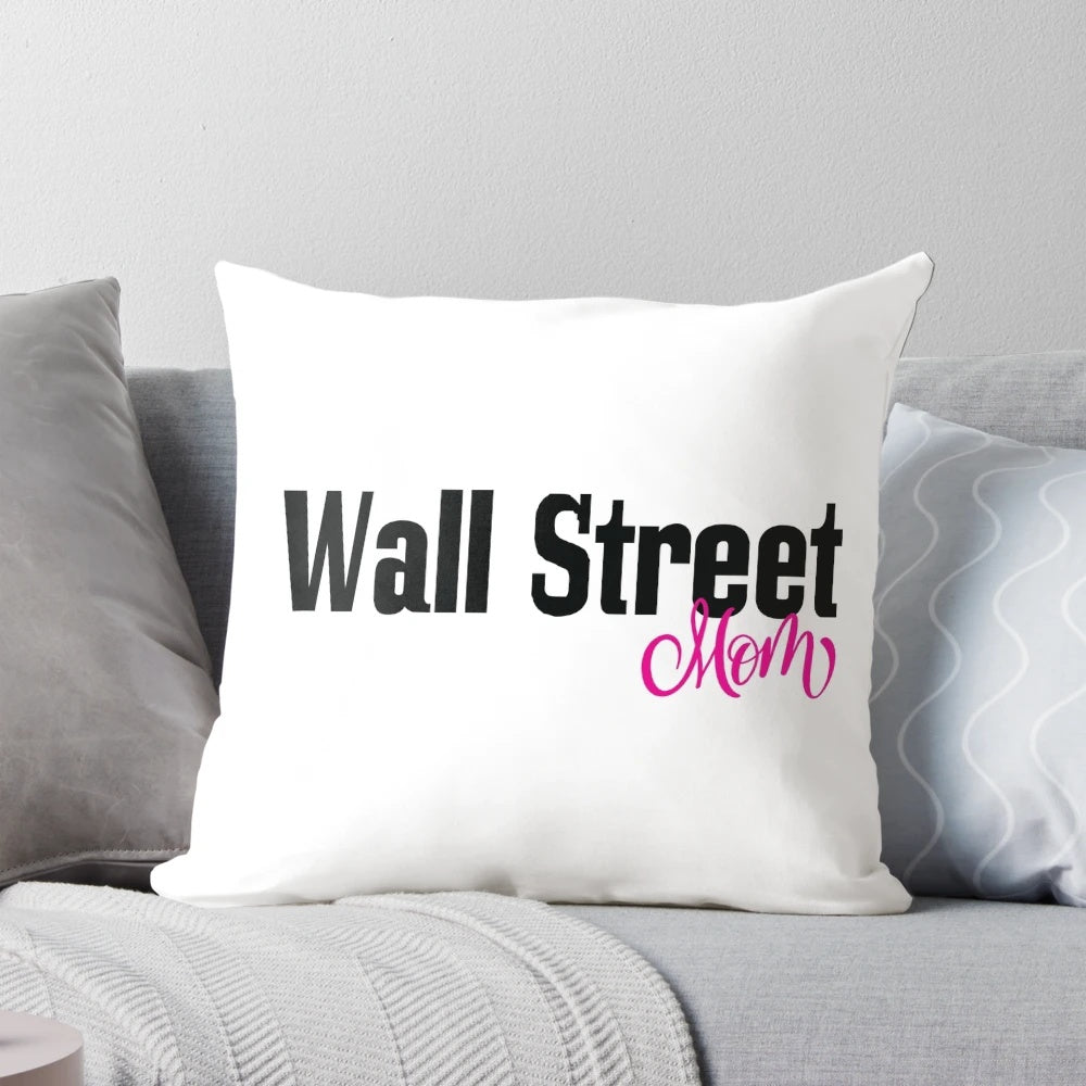 Wall Street Pride Stock Market Trading Bull Bear Market Pillow