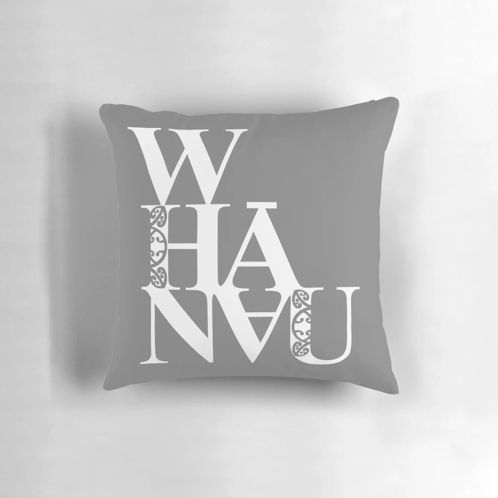 Whanau (New Zealand Family) Pillow - Soft, Cozy, and Culturally Inspired