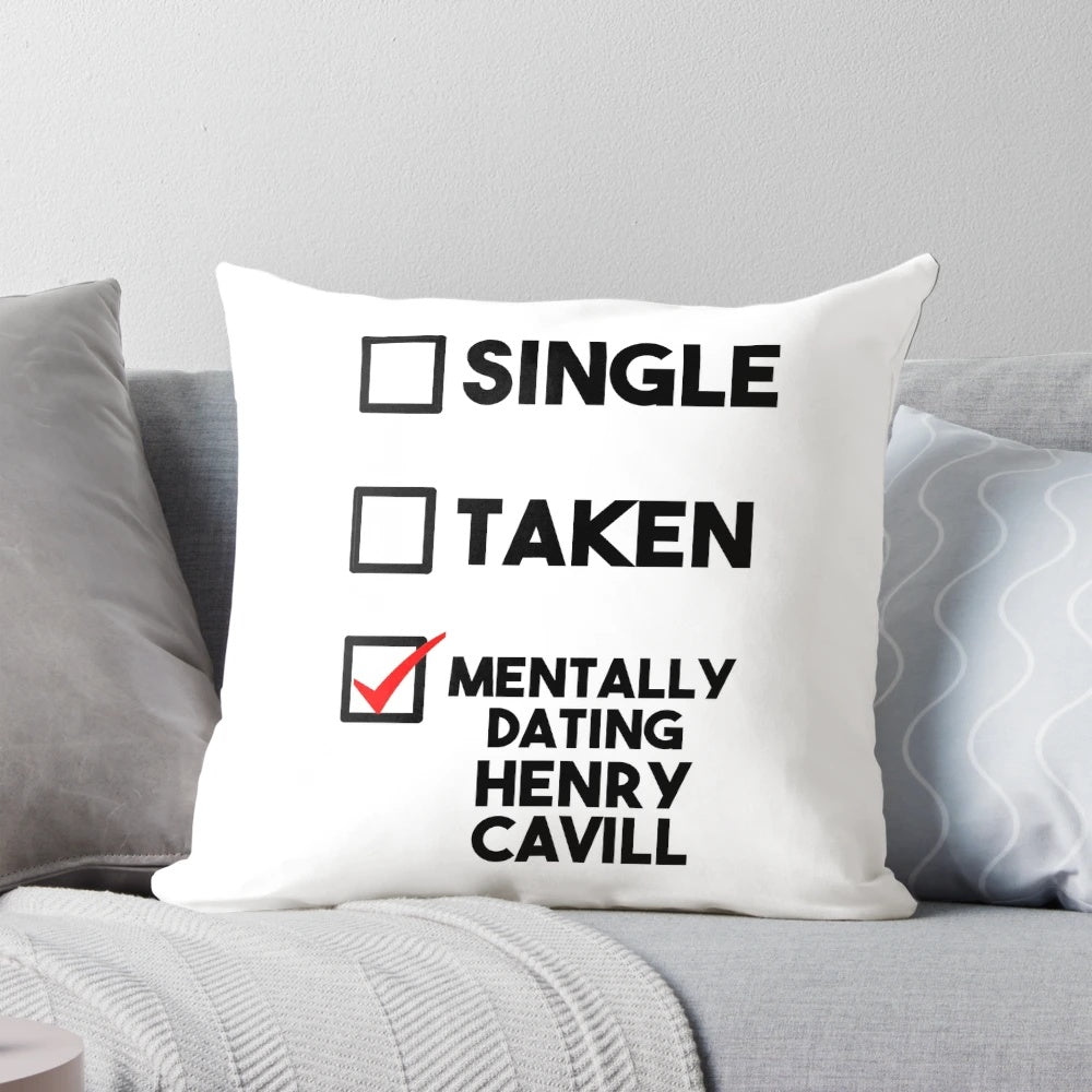Henry Cavill Dating Pillow, featuring the actor from The Witcher