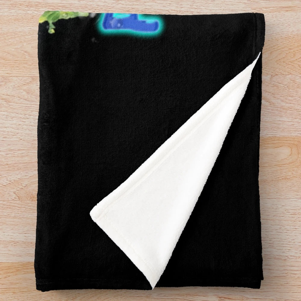 Women Want Me, Fish Fear Me" Plush Blanket featuring a manly, alpha design