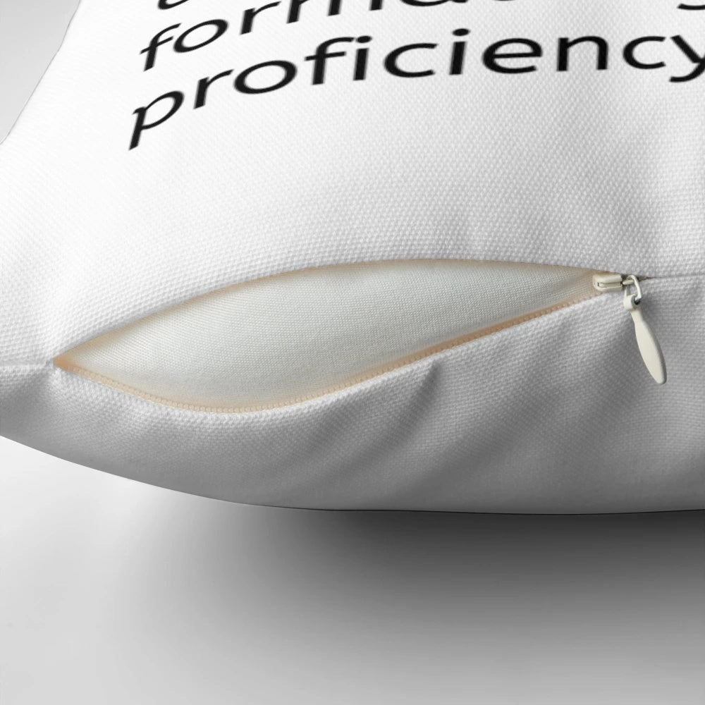 Cozy Excel Specialist Pillow for the Data-Driven Desk