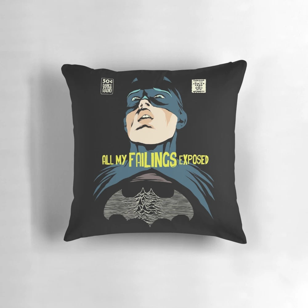 All My Failings Exposed Pillow, a comfortable pillow that celebrates imperfections
