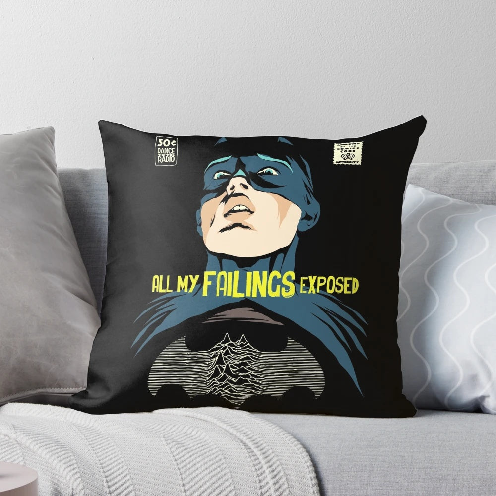 All My Failings Exposed Pillow, a comfortable pillow that celebrates imperfections