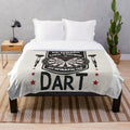 Darts Plush Blanket for Cozy Hobby Relaxation