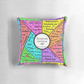 A cozy pillow with the text "ADHD Positive" printed on it.