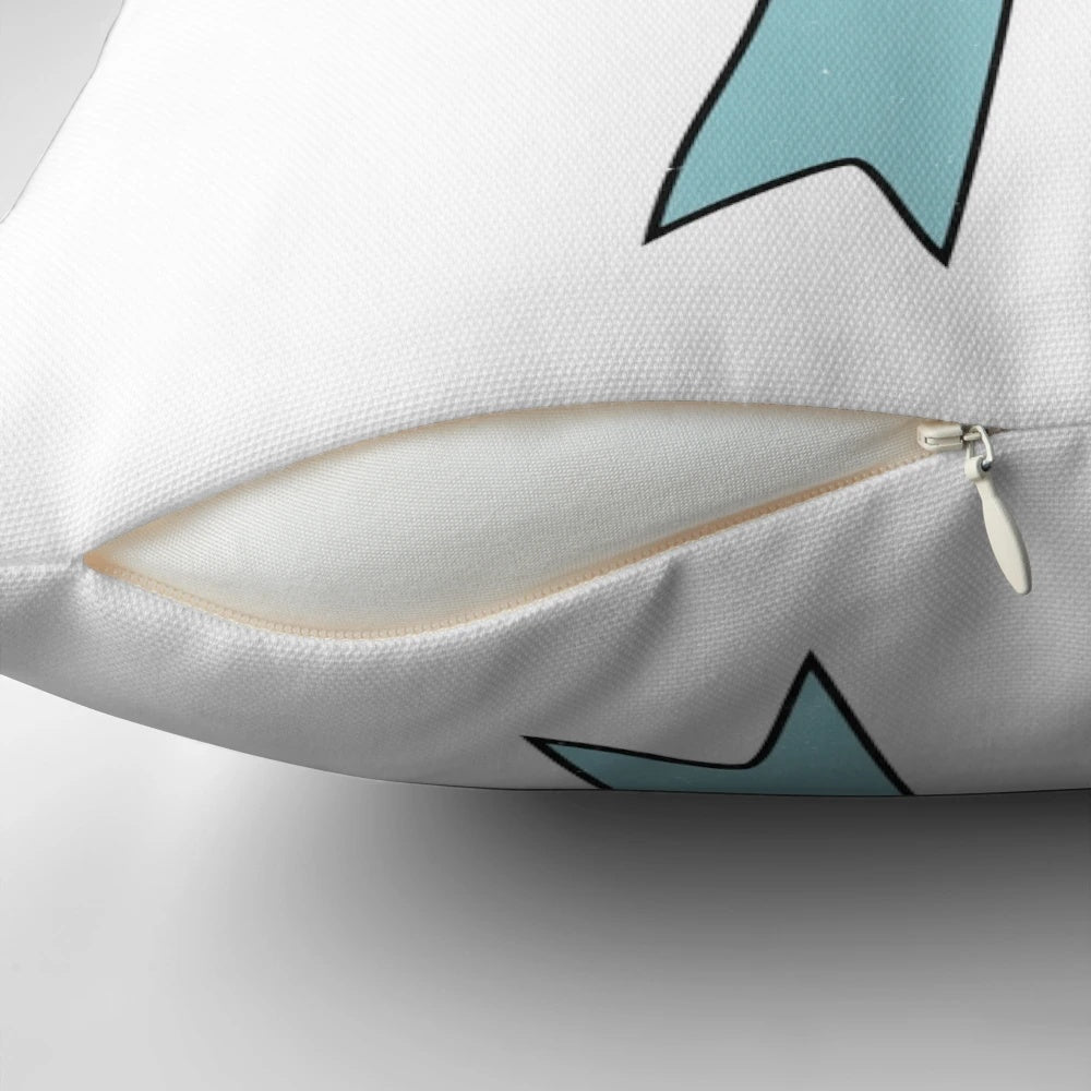 Pillow with the text "Did the Thing Anyway" for those who face life's challenges with courage.