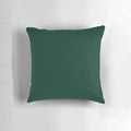Emerald green solid minimalist pillow