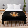 Emet-Selch and Azem inspired FFXIV plush blanket with sun motif