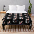 Emilia Clarke inspired plush blanket with a cozy and soft portrait design