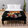 Vintage Eminem-inspired plush blanket with classic album artwork