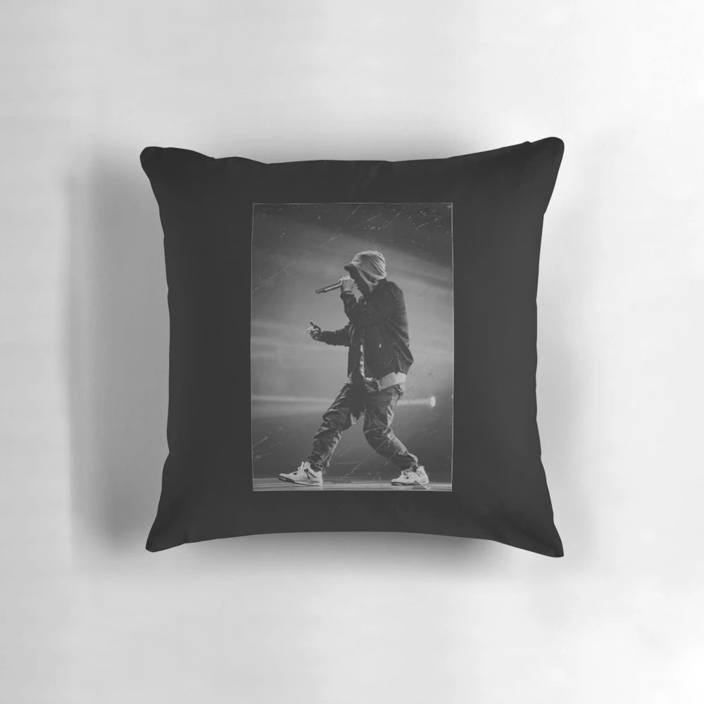 Eminem Rapper Pillow - Soft, Comfortable Pillow Featuring the Iconic Hip-Hop Artist