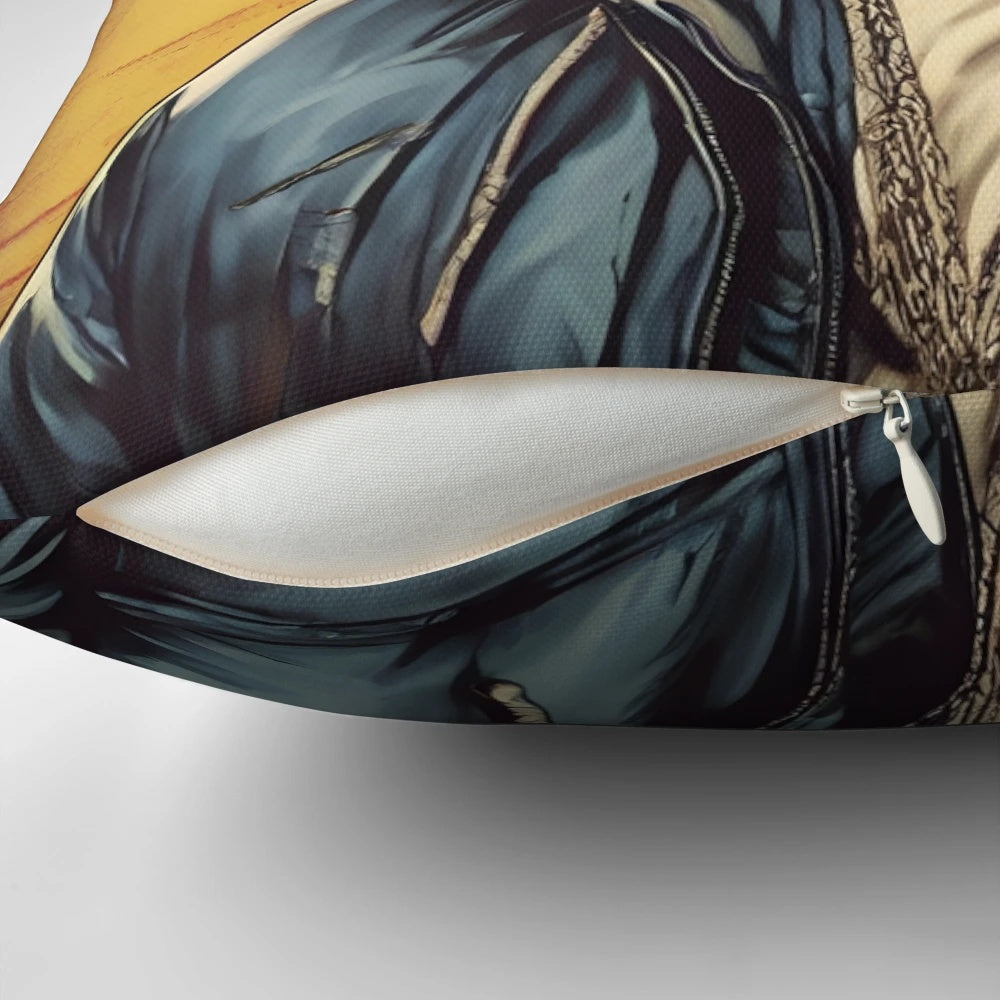 Eminem vintage poster pillow - iconic hip-hop music art