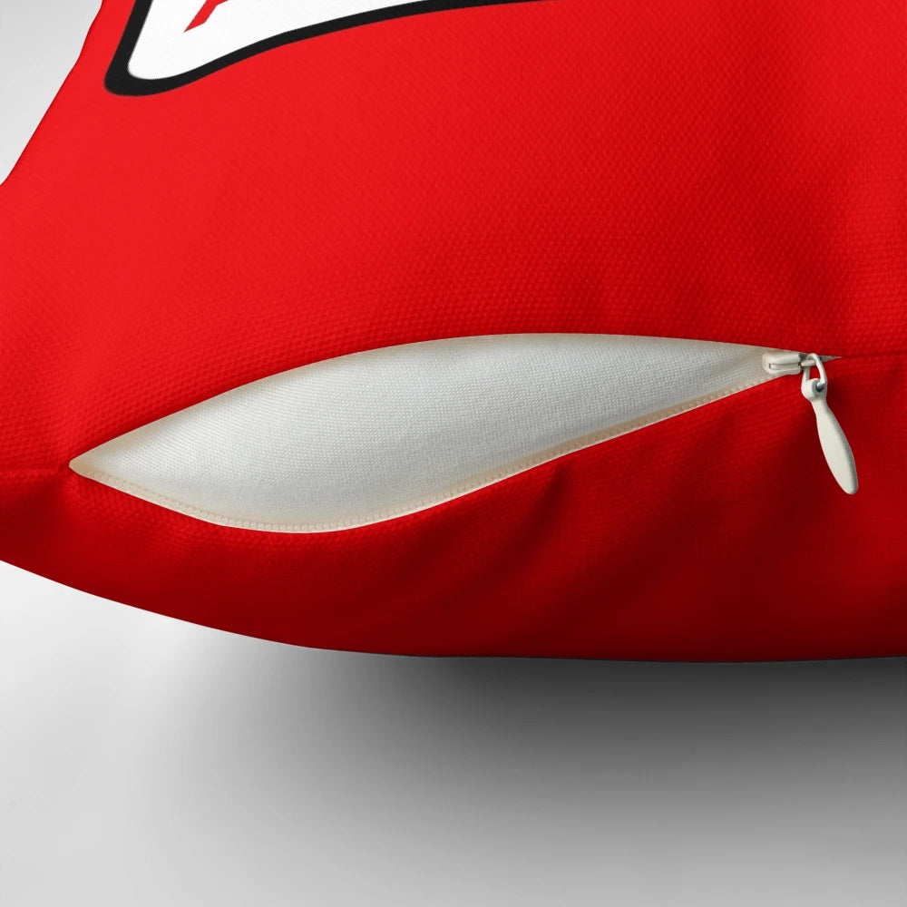 Emirates Stadium inspired football decorative pillow