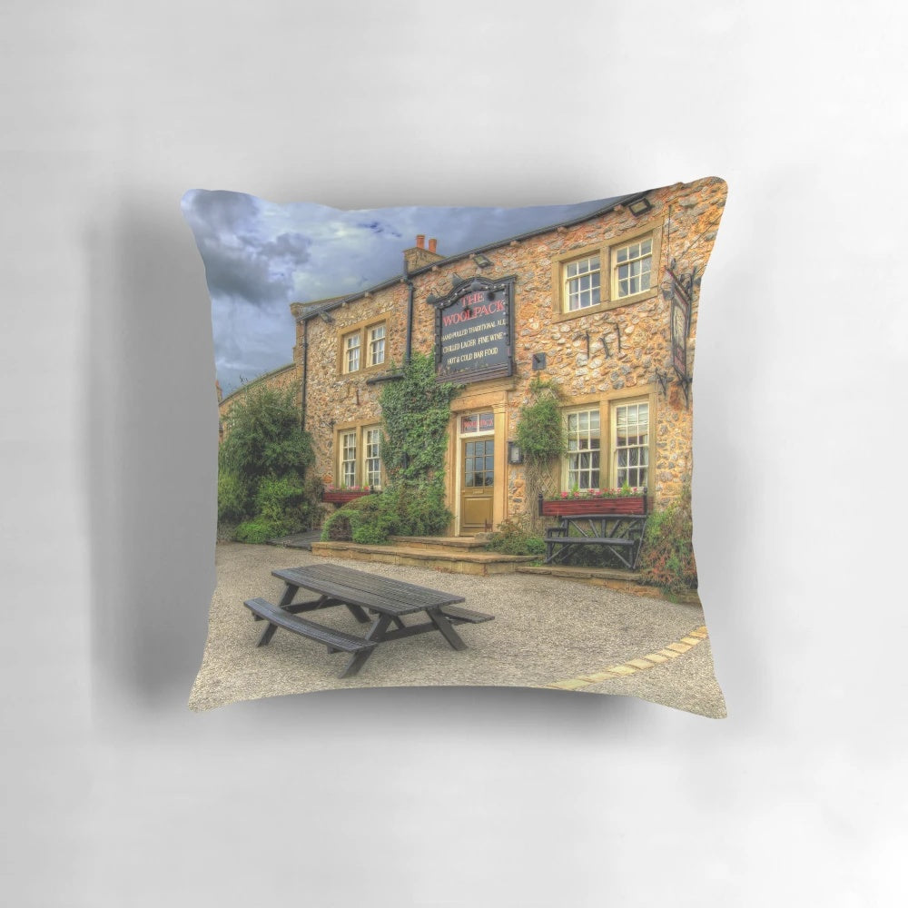 Emmerdale The Woolpack Pillow - Iconic Souvenir from the Yorkshire Dales