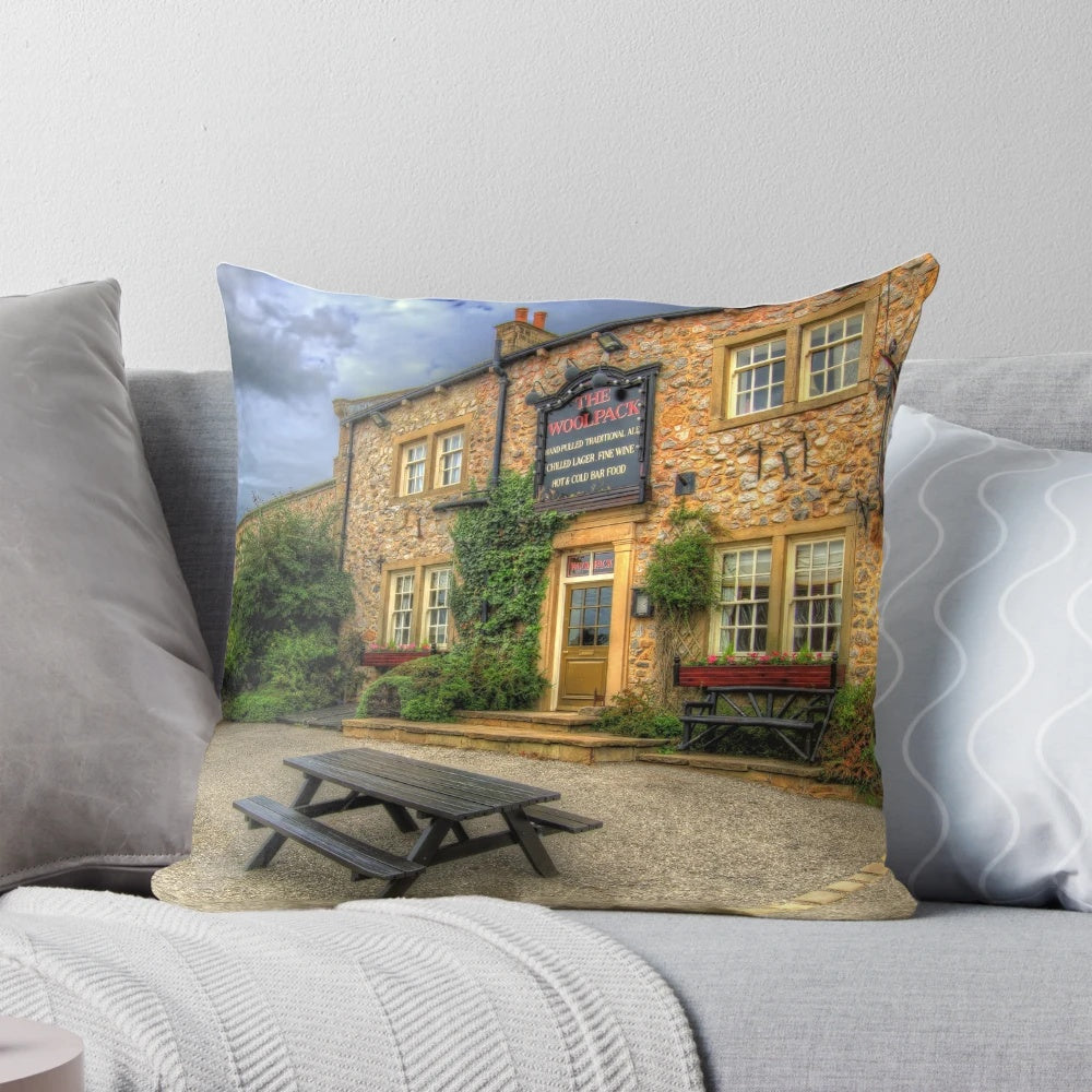 Emmerdale The Woolpack Pillow - Iconic Souvenir from the Yorkshire Dales