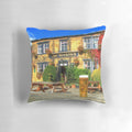 Emmerdale Woolpack Esholt Pillow featuring the iconic pub from the long-running British soap opera