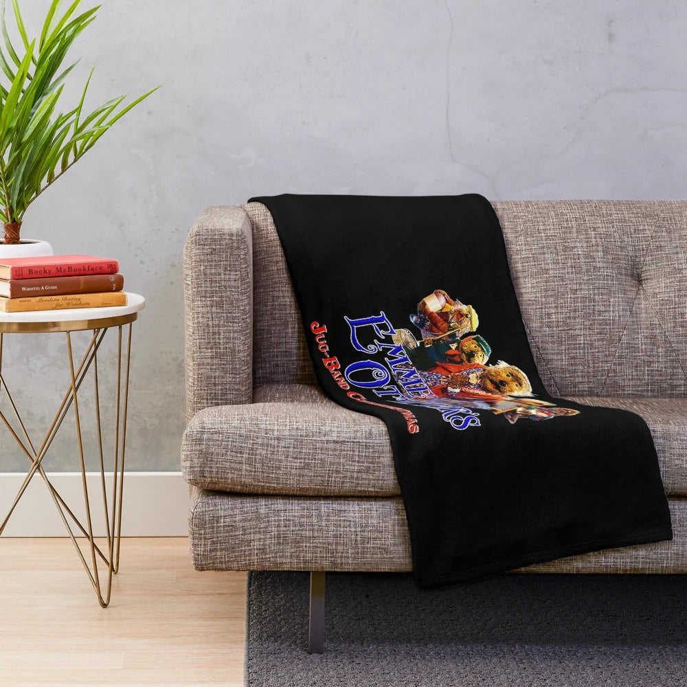 Emmet Otter Plush Blanket - Cozy Holiday Blanket Inspired by the Muppets