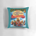 Emmett Otter's Jug Band Christmas Pillow, featuring the beloved characters from the Jim Henson Muppets holiday special.