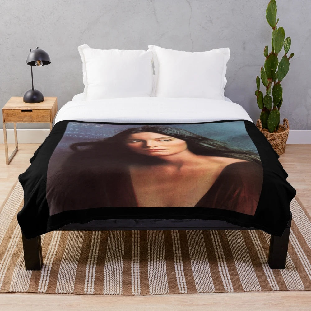 Emmylou Harris Plush Blanket featuring album cover art