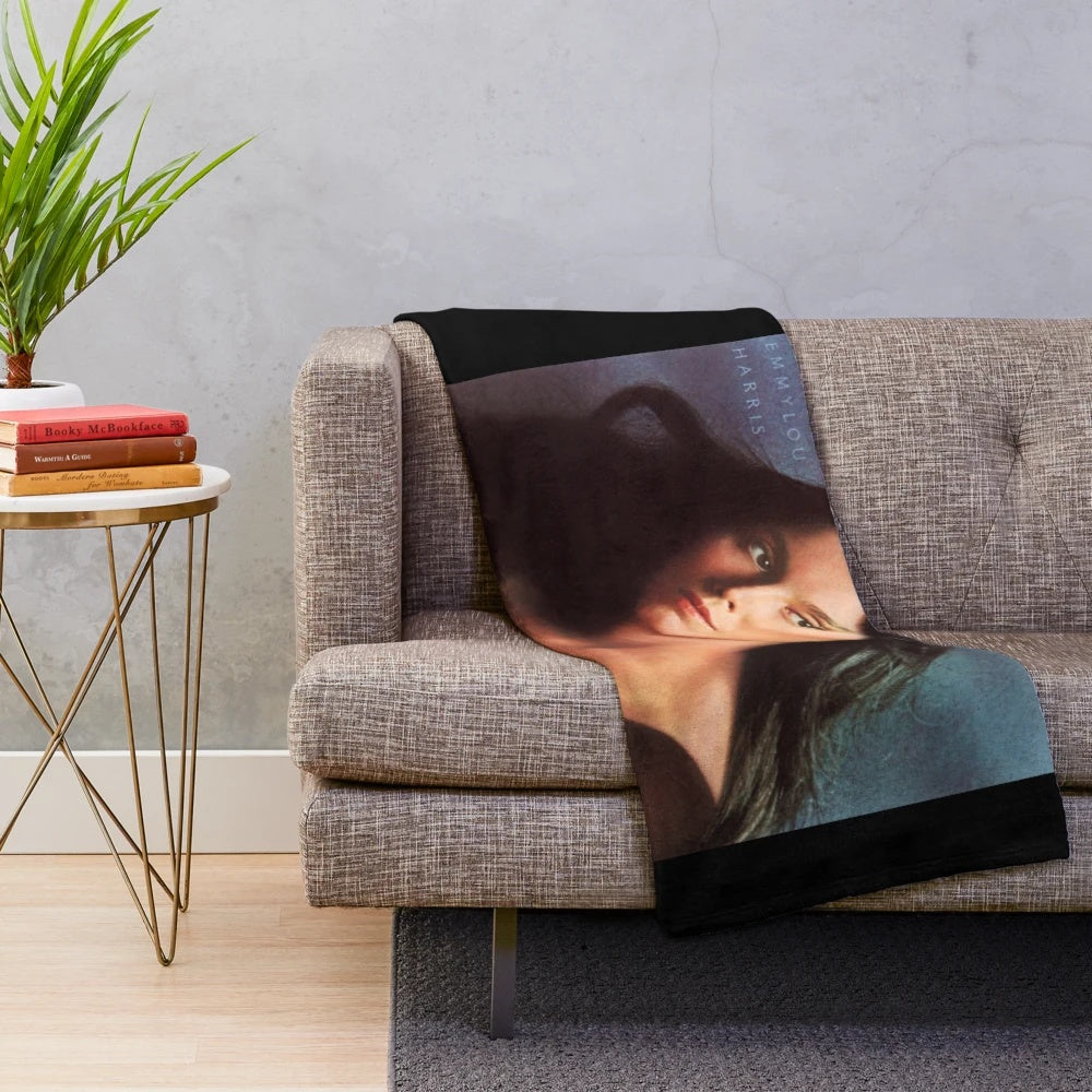 Emmylou Harris Plush Blanket featuring album cover art