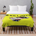 Soft and cozy plush blanket featuring emo band and alternative rock themes