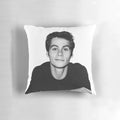 Plush heart-eye emoji pillow design