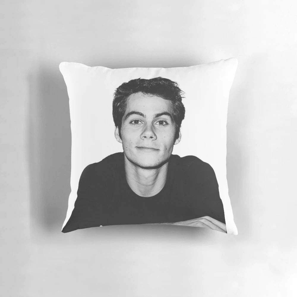 Plush heart-eye emoji pillow design