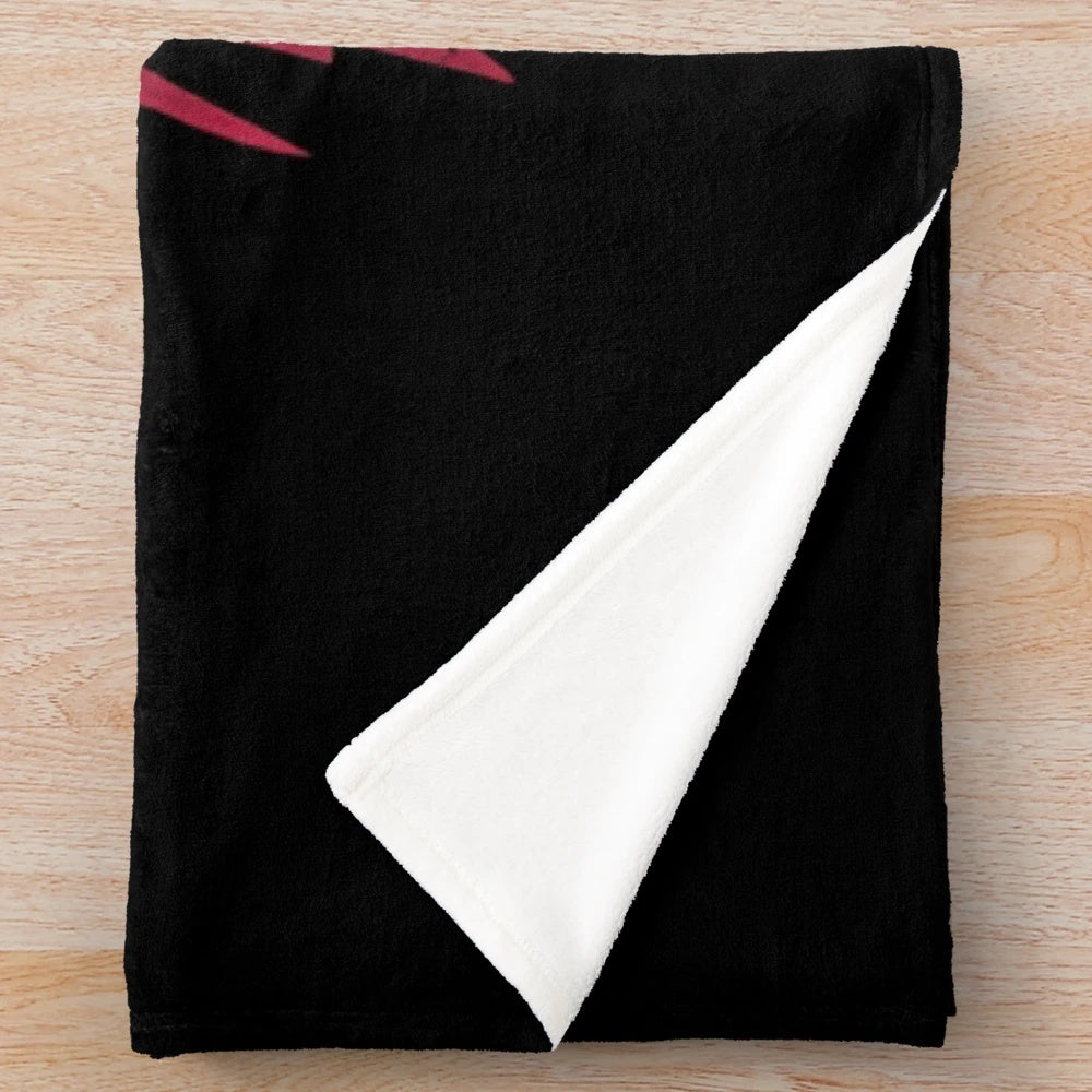 Vibrant David Bowie-inspired plush blanket with an "Emotion Explosion" design