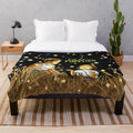 Soft and cozy plush blanket inspired by the classic 1980s anime film Grave of The Fireflies