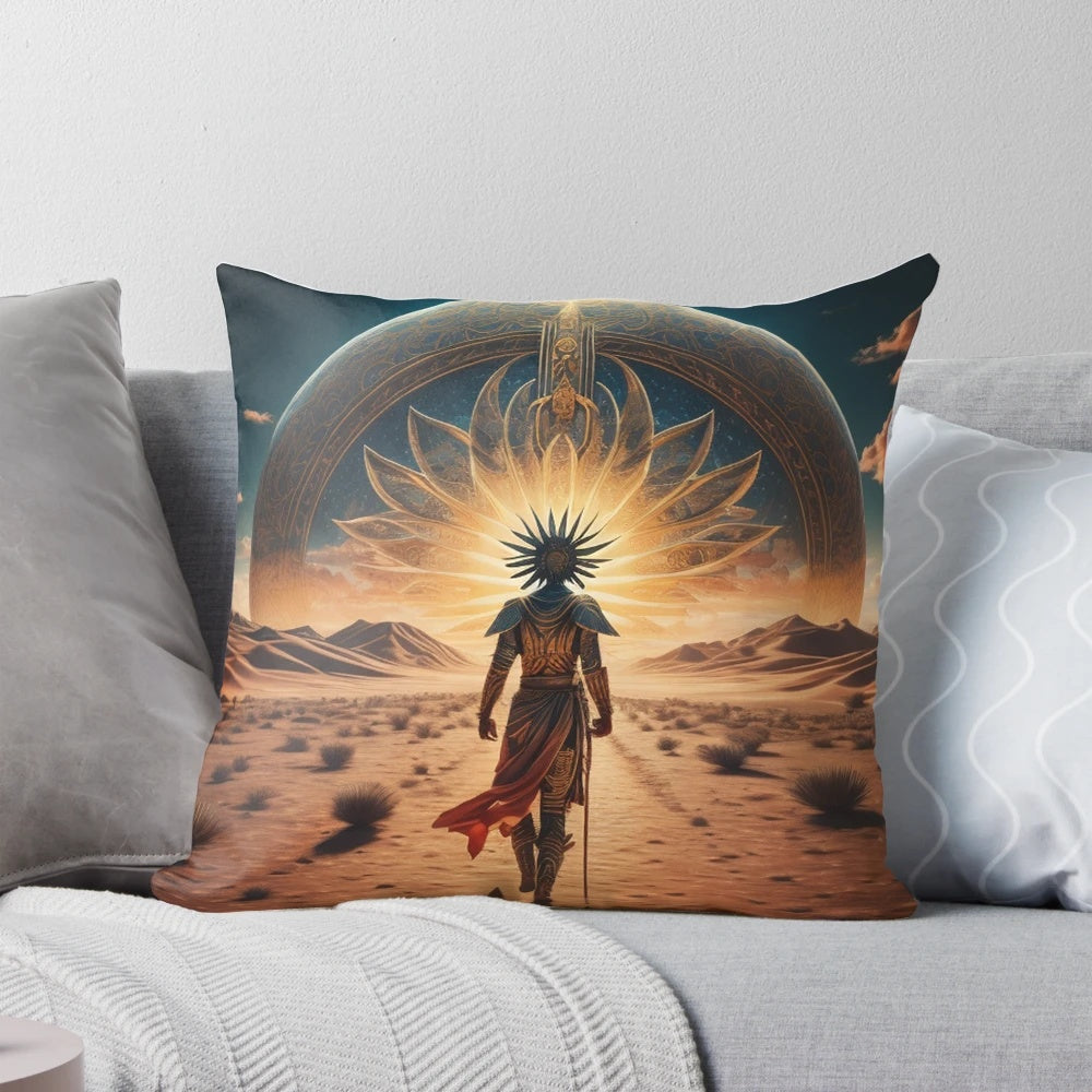 Empire of the Sun "Walking on a Dream" decorative pillow featuring the iconic Australian dream pop band's hit song.