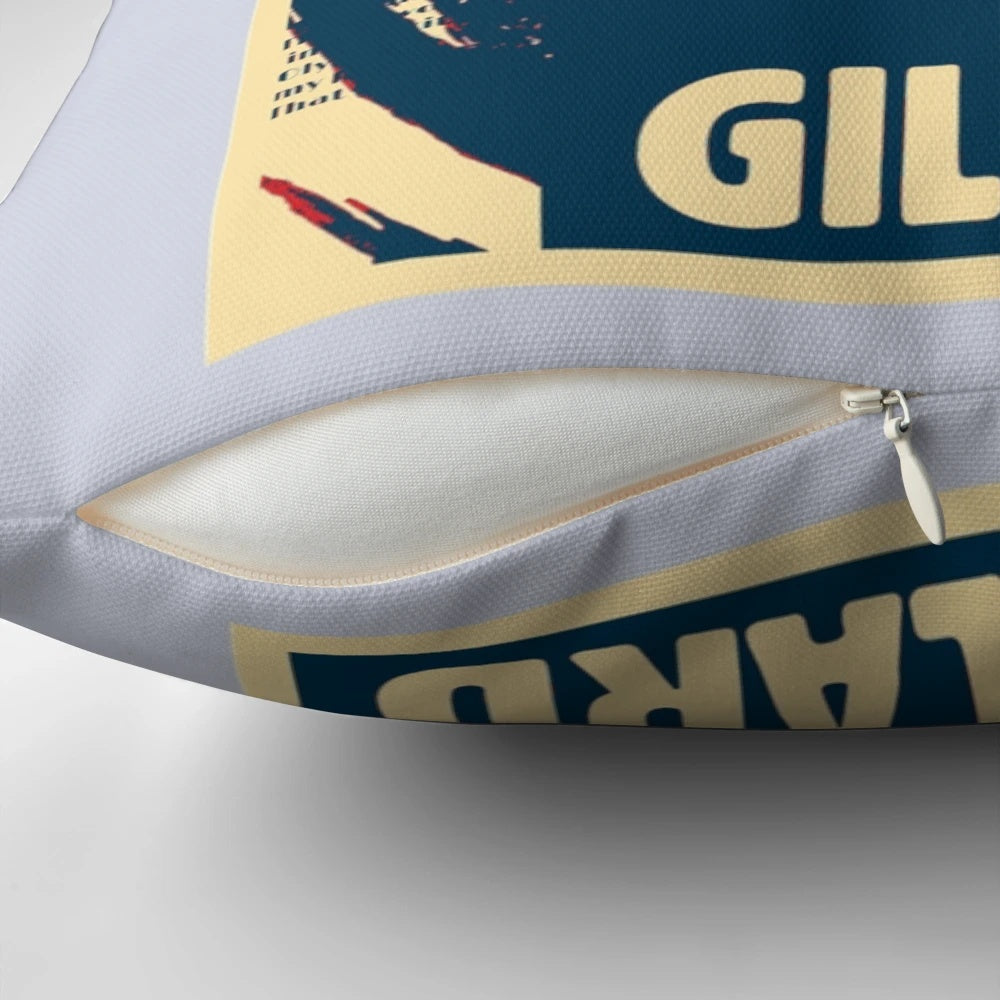 Soft, plush pillow featuring former Australian Prime Minister Julia Gillard, a powerful advocate for women's empowerment.