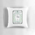 Decorative pillow featuring feminist symbols and empowering design