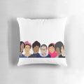 Feminist Pillow Featuring Portraits of Iconic Women Activists and Leaders
