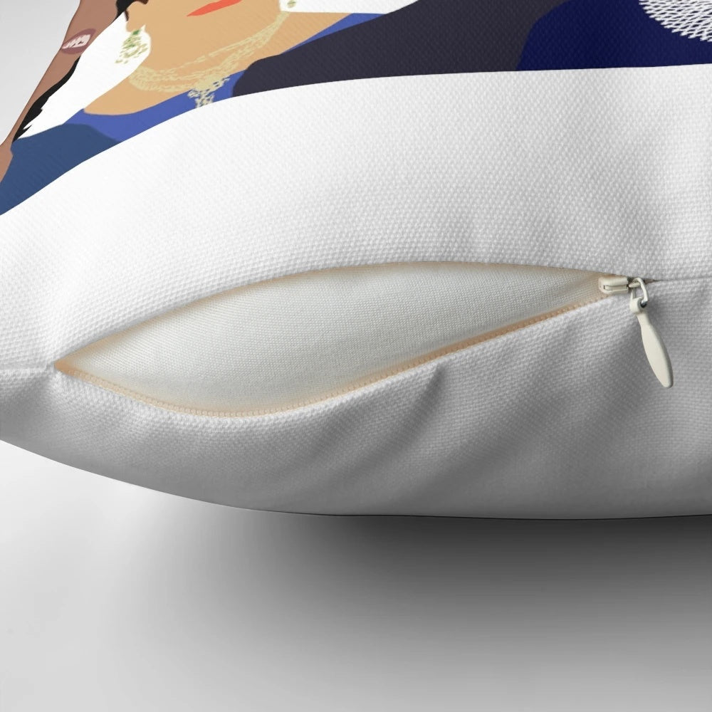 Feminist Pillow Featuring Portraits of Iconic Women Activists and Leaders